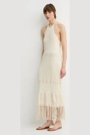 Nanushka Šaty NEIVA barva, maxi, přiléhavé, NW25SSDR27005