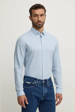 Michael Kors Košile pánská, barva, slim, s klasickým límcem, CF4407YFD4