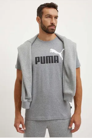 PUMA Bavlněné tričko barva, s potiskem, 847382