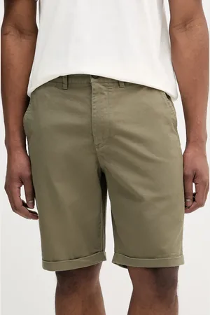 Barbour Kraťasy Washed Twill Chino Short pánské, tmavomodrá barva, MST0053