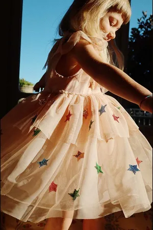 Konges Sløjd Dívčí šaty YVONNE FAIRY DRESS barva, mini, KS101758