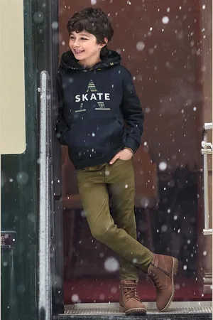 Mayoral Dětské kalhoty slim fit basic barva, hladké, 582