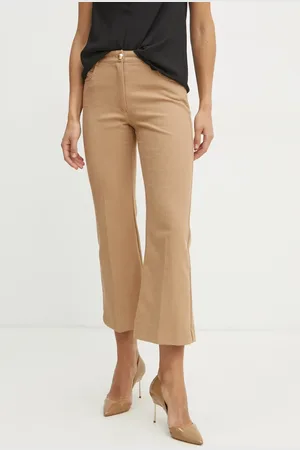 MARELLA Kalhoty dámské, barva, zvony, medium waist, 2423136062200