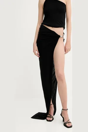 Rick Owens Sukně barva, maxi, pouzdrová, LI01E4315RV