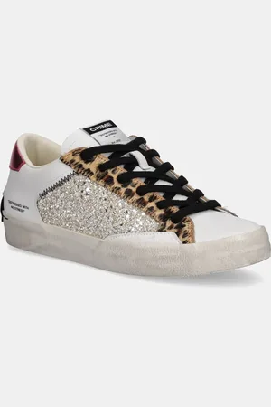Crime london Kožené sneakers boty DISTRESSED barva, 21010AA7