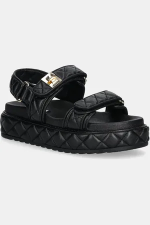 Steve Madden Kožené sandály Bigmona dámské, barva, na platformě, SM11003458