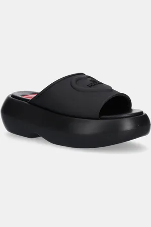 Moschino Pantofle dámské, barva, na platformě, JA28207I0MI40000