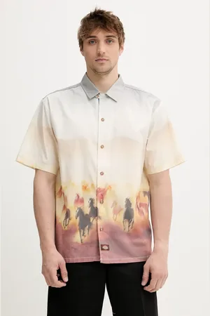 Dickies Bavlněná košile pánská, barva, relaxed, s klasickým límcem, DK0A8676K411