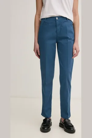Benetton Kalhoty dámské, barva, přiléhavé, medium waist, 4GD7DF061