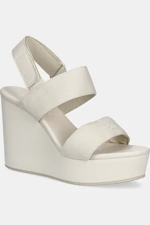 Calvin Klein Sandály WEDGE SANDAL WEBBING IN barva, YW0YW01790