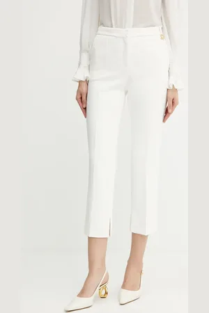 Elisabetta Franchi Kalhoty dámské, barva, medium waist, PA09852E2