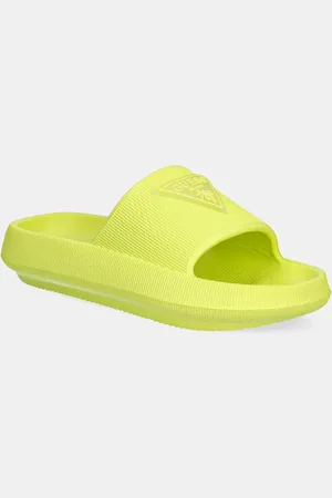 Guess Pantofle RUBBER SLIPPERS dámské, barva, E4GZ27 WG5X0