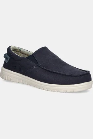 Jeep Tenisky SAMOA SLIP ON CVS tmavomodrá barva, JM51033A