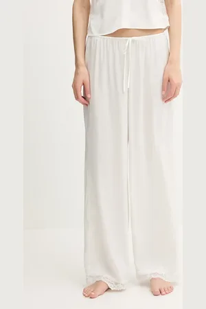 Abercrombie & Fitch Pyžamové kalhoty dámské, barva, saténové, KI146-5051