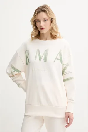 Armani Exchange Bavlněná mikina dámská, barva, s aplikací, XW000495 AF12739