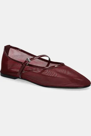 Steve Madden Baleríny Mash vínová barva, SM11003765