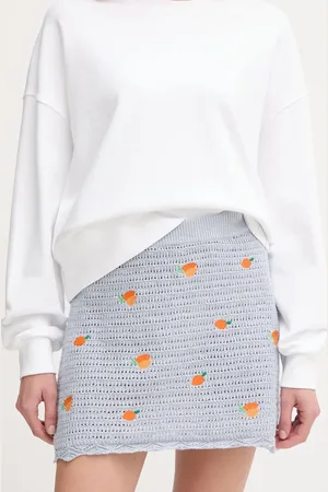 Pepe Jeans Bavlněná sukně OLAYA SKIRT barva, mini, pouzdrová, PL901212