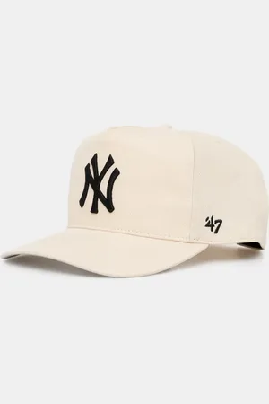 47 Brand Bavlněná baseballová čepice MLB New York Yankees barva, B-FHTCH17GWP-NTA