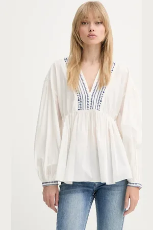 A.P.C. Halenka blouse vera dámská, barva, s aplikací, COHHH.F13449