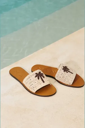 MANEBI Pantofle Leather Sandals dámské, barva, Q 5.1 Y0