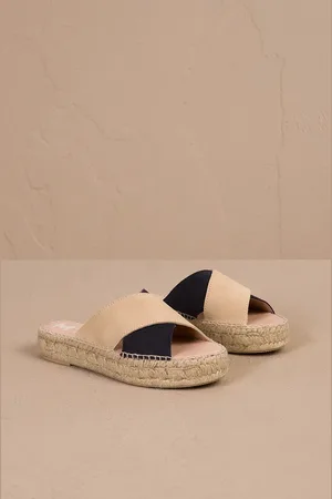 MANEBI Semišové pantofle Double Sole X Bands Sandals dámské, barva, na platformě, R 8.0 DX