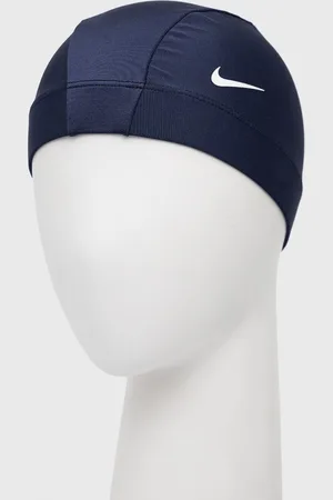 Nike Plavecká čepice Comfort tmavomodrá barva