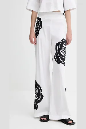 Blugirl Kalhoty dámské, barva, široké, high waist, RA5042.T2993
