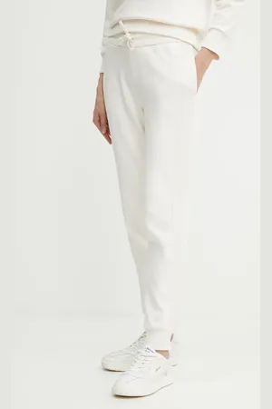Armani Exchange Bavlněné tepláky dámské, barva, s aplikací, XW000503 AF12804
