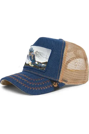 Goorin Bros. Kšiltovka Born Free tmavomodrá barva, s aplikací, 101-2030
