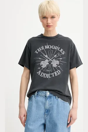 The Kooples Bavlněné tričko dámské, barva, FTSC30042K
