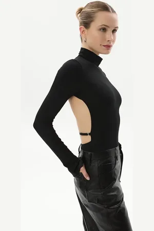Saint Body Body HALF NECK BACKLESS BODYSUIT dámské, barva, SB.605