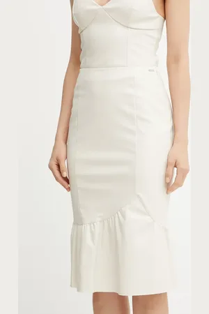 Armani Exchange Sukně barva, midi, pouzdrová, XW000422 AF12807
