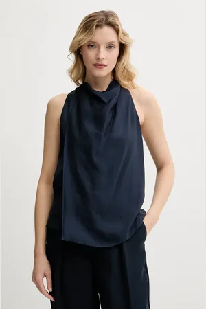 Armani Exchange Top dámský, tmavomodrá barva, XW000426 AF12747