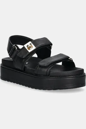 Steve Madden Kožené sandály Bigmona dámské, barva, na platformě, SM11003458