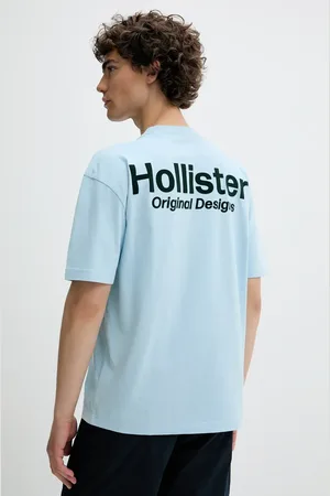 Hollister Bavlněné tričko pánské, barva, s potiskem, KI323-5007