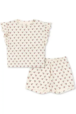 Konges Sløjd Souprava LIN FRILL SET GOTS barva, KS103199