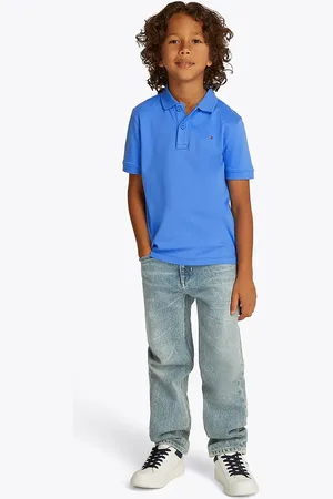 Tommy Hilfiger Dětská bavlněná polokošile barva, KB0KB09333