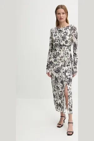 Sisley Šaty barva, maxi, přiléhavé, 4QFRLV070