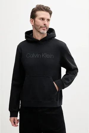 Calvin Klein Mikina pánská, barva, s kapucí, s aplikací, LVGMS5W340