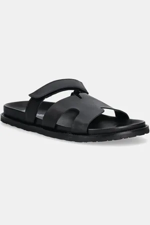 Steve Madden Kožené pantofle Manu pánské, barva, SM12000835