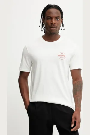 Rip Curl Bavlněné tričko pánské, barva, s potiskem, 0MKMTE