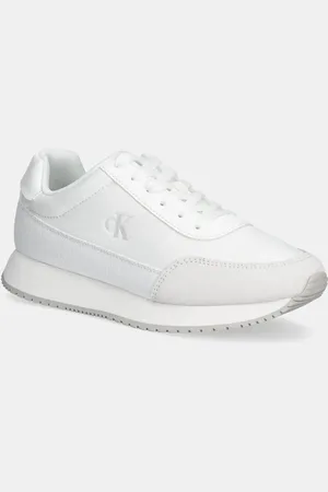 Calvin Klein Sneakers boty RETRO RUNNER LOW LACEUP CANVAS barva, YW0YW01888