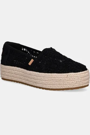 TOMS Espadrilky CROCHET LACE barva, na platformě, 10021913