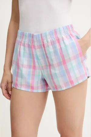 Hollister Bavlněné pyžamové šortky dámské, barva, bavlněné, KI346-5062