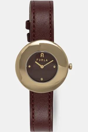 Furla Hodinky GLAMOUR CHIC dámské, vínová barva, WW00061003L2