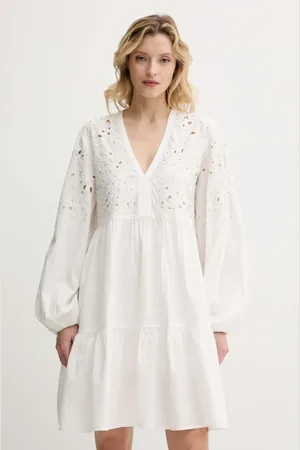 Pinko Bavlněné šaty barva, mini, 105008 A2H0