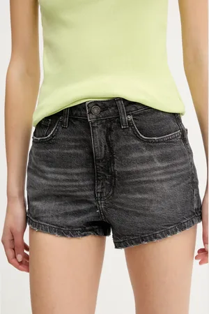 Guess Džínové šortky dámské, barva, high waist, W5GD0Y D5M71