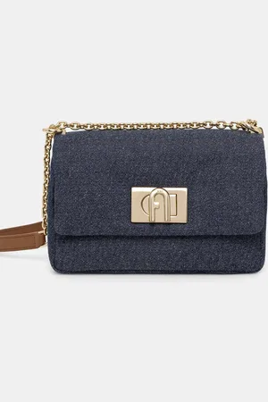 Furla Kabelka tmavomodrá barva, BAFKACO.DE0000.2677S1007