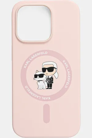 Karl Lagerfeld Obal na telefon iPhone 14 Pro barva, KLHMP14LSCMKCRHP