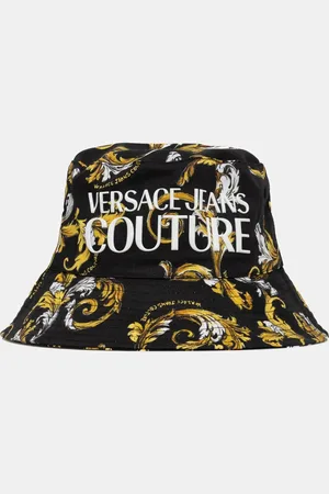 VERSACE Bavlněný klobouk dámská, barva, 78HAZK06 ZG364
